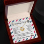 Military Wife - More Love Than Miles - Love Knot Necklace