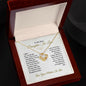 To My Dear Daughter-In-Law - The Best Thing - Love Knot Necklace
