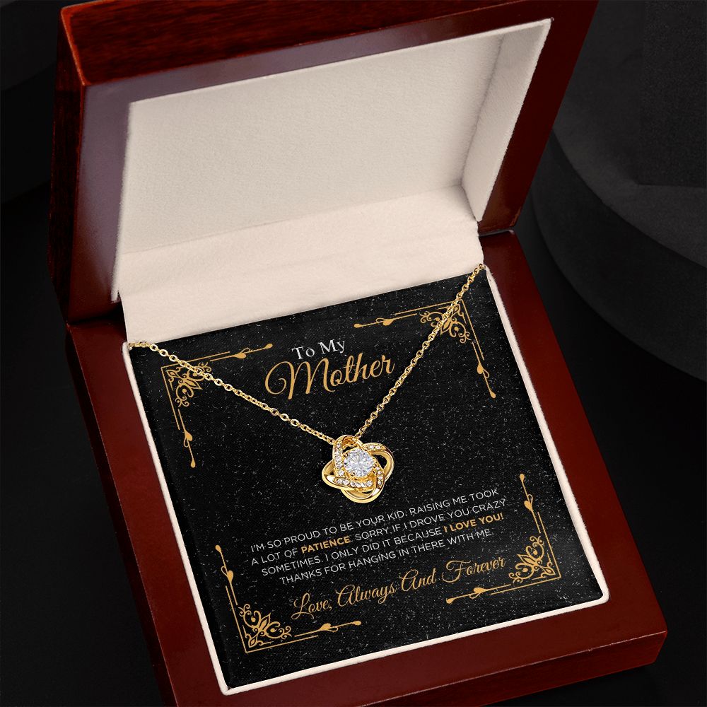 Mom-Love Knot Necklace