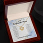 To My Boyfriend's Mom - Thank You - Love Knot Necklace