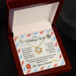 Military Wife - More Love Than Miles - Love Knot Necklace