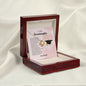 To My Granddaughter - My Shining Star - Love Knot Necklace