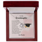 To My Granddaughter - My Shining Star - Love Knot Necklace