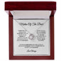 Mother Of The Bride - Thank You - Love Knot Necklace