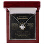 To My Amazing Grandmother - The Best - Love Knot Necklace
