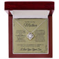 To My Loving Mother - The Sweetest Gift - Love Knot Necklace