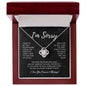 I'm Sorry - Love Knot Necklace