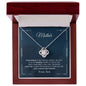 Mother - I Love You - Love Knot Necklace
