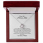 Para Mi Hermosa Hija - Sentir Mi Amor - Love Knot Necklace
