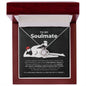 To My Soulmate - Smokin' Hot - Love Knot Necklace