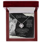 To My Queen Mom - The Sweetest Gift - Love Knot Necklace