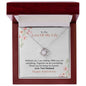 Love Of My Life - Happy Anniversary - Love Knot Necklace