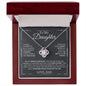 To My Daughter - Remember - Love Knot Necklace