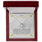 Para Mi Hermosa Hija - Momento De Mayor Orgullo - Love Knot Necklace