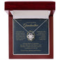 To My Amazing Grandmother - The Best - Love Knot Necklace