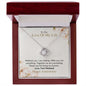 Love Of My Life - Happy Anniversary - Love Knot Necklace