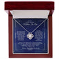To My Amazing Mother In Law - I Love You - Love Knot Necklace