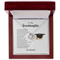 To My Granddaughter - My Shining Star - Love Knot Necklace