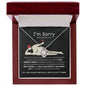 I'm Sorry - Love Knot Necklace