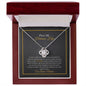 Para Mi Hermosa Hija - Sentir Mi Amor - Love Knot Necklace