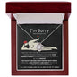 I'm Sorry - Love Knot Necklace