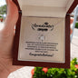Graduate - Congratulations - Love Knot Necklace