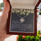 To Our Future Daughter-In-Law - The One - Love Knot Necklace