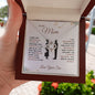 To My Mom - Forever Grateful - Love Knot Necklace