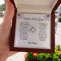 Mother Of The Groom - Thank You - Love Knot Necklace