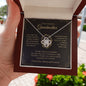 To My Amazing Grandmother - The Best - Love Knot Necklace
