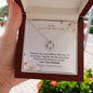 Love Of My Life - Happy Anniversary - Love Knot Necklace