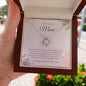 To My Loving Mom - I Owe Everything - Love Knot Necklace