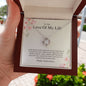 Love Of My Life - Happy Anniversary - Love Knot Necklace