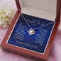 To My Dear Daughter-In-Law - The Best Thing - Love Knot Necklace