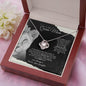 To My Queen Mom - The Sweetest Gift - Love Knot Necklace