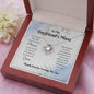 To My Boyfriend's Mom - Thank You - Love Knot Necklace