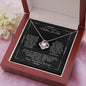 To My Amazing Mother In Law - I Love You - Love Knot Necklace