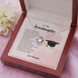 To My Granddaughter - My Shining Star - Love Knot Necklace