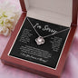 I'm Sorry - Love Knot Necklace