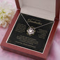 To My Amazing Grandmother - The Best - Love Knot Necklace