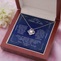 To My Amazing Mother In Law - I Love You - Love Knot Necklace
