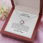 Para Mi Hermosa Hija - Sentir Mi Amor - Love Knot Necklace