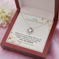 Love Of My Life - Happy Anniversary - Love Knot Necklace
