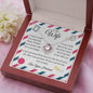 To My Wife - My Last - Love Knot Necklace