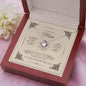 To My Loving Mom - I Owe Everything - Love Knot Necklace