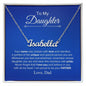 To My Daughter - Custom Name Necklace