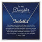 To My Daughter - Custom Name Necklace
