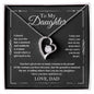 To My Daughter - The Proudest Moment - Forever Love Necklace