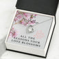 Mom- Heart Necklace