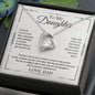 To My Daughter - The Proudest Moment - Forever Love Necklace
